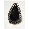Image 1 : 30)  NATURAL PEAR SHAPED BLACK ONYX SIZE 10