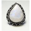 Image 1 : 31)  NATURAL BEZEL SET MOONSTONE SIZE 8