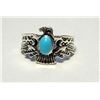 Image 1 : 27)  SILVER TONE SIZE 6 "THUNDERBIRD" RING