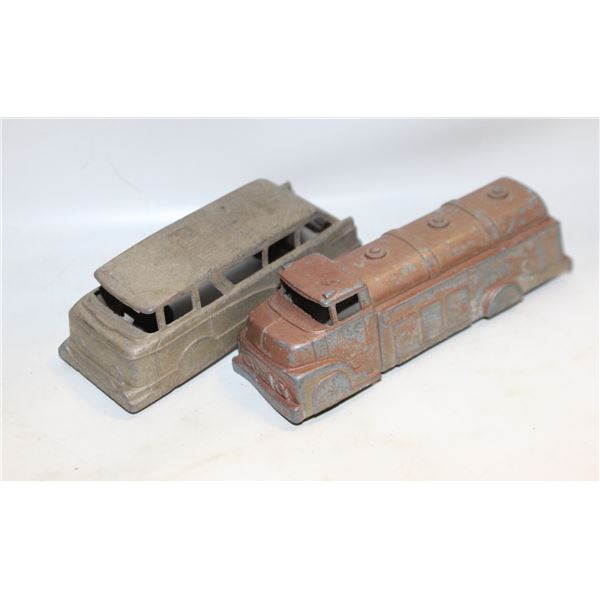 VINTAGE 1950-1960 MIDGET TOY TRUCKS