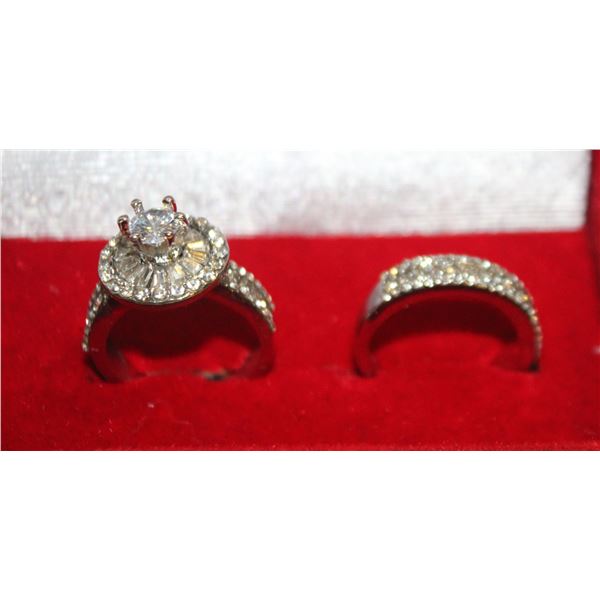 NEW 2PCS/SET RING SET SZ 9