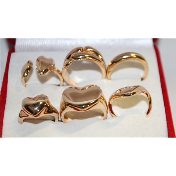 NEW 6PCS/SET RING SET  ADJUSTABLE SIZE