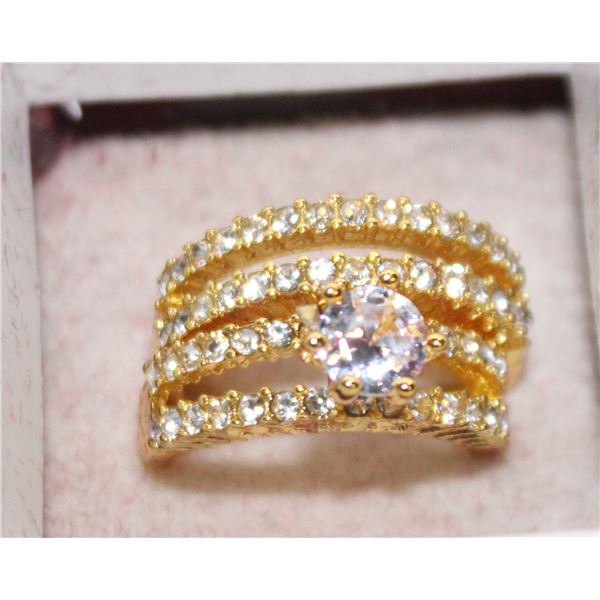 NEW  2PCS/SET RING SET SZ7