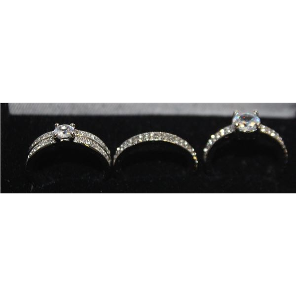 NEW 3PCS/SET RING SET SZ8