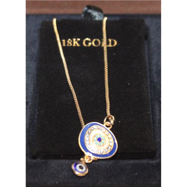 NEW TURKISH NAZAR GLASS EVIL EYED LUCKY BRACELET