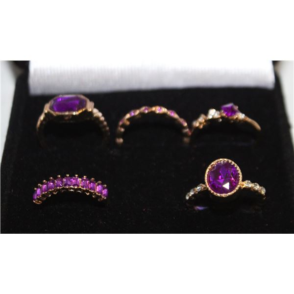 NEW 5PCS/SET RING SET SZ8