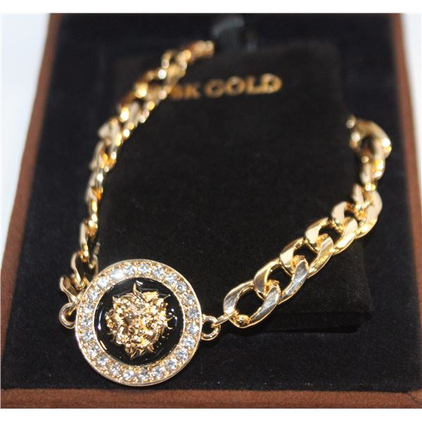 NEW REPLICA VERSACE GOLD TONED BRACELET