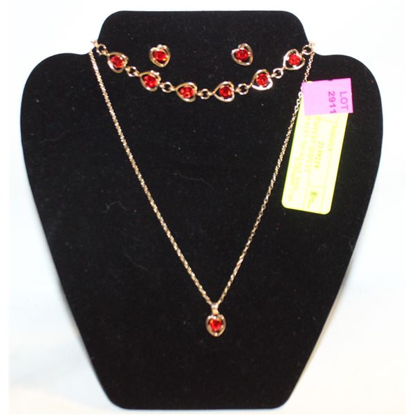 NEW JEWELRY DISPLAY W/BRACELET NECKLACE AND