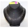 Image 1 : STER SILV CIRCLE LINK & CROSS NECKLACES-14.56 G'S