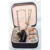 Image 1 : TRAVELING JEWELRY BOX FULL OF JEWELRY
