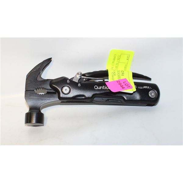 12-IN-1 SURVIVAL HAMMER COMPACT MULTITOOL