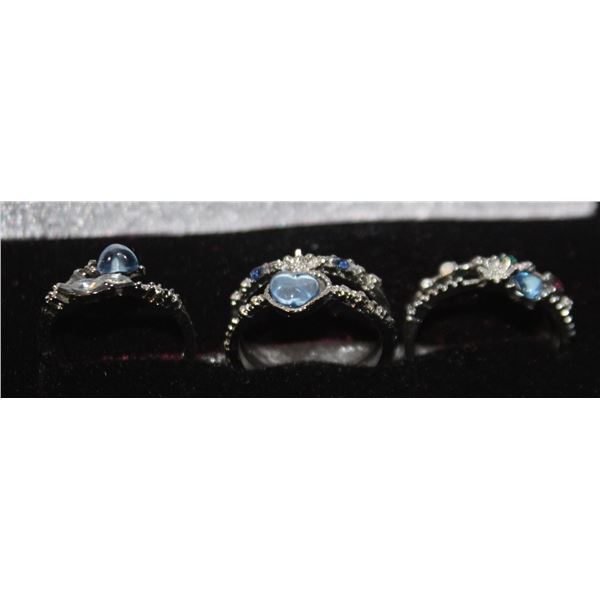 NEW 3PCS/SET RING SET  ADJUSTABLE SIZE