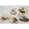Image 1 : COLLECTION OF 5 NORMAN ROCKWELL PLATES