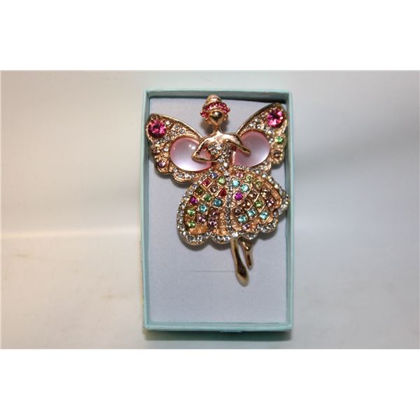 NEW ANGEL BROOCH WITH COLOURFUL
