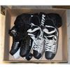 Image 1 : BAUER 14” HOCKEY GLOVES, BAUER SKATES SIZE 11R