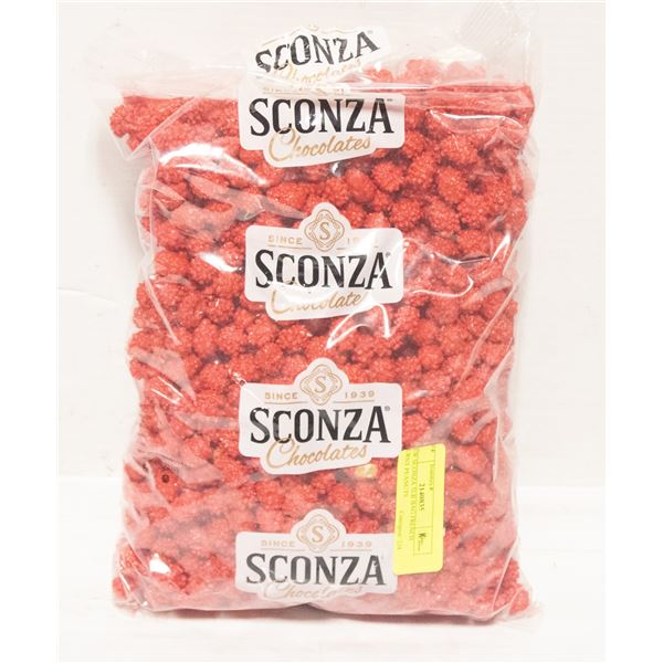 NEW SCONZA 5LB BAG FRENCH BURNT PEANUTS