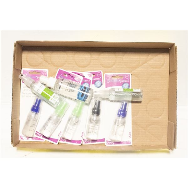 FLAT OF EYE GLASS CLEANER