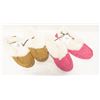 Image 1 : 2 NEW PAIRS OF LADIES LARGE SLIPPERS