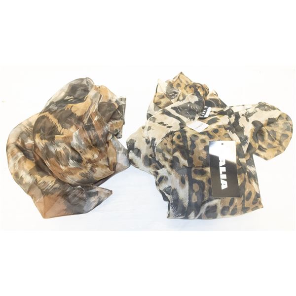2 NEW WITH TAGS SHEER SCARFS