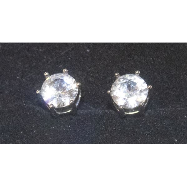 NEW MOISSANITE STUD EARRINGS 3 CARAT 925