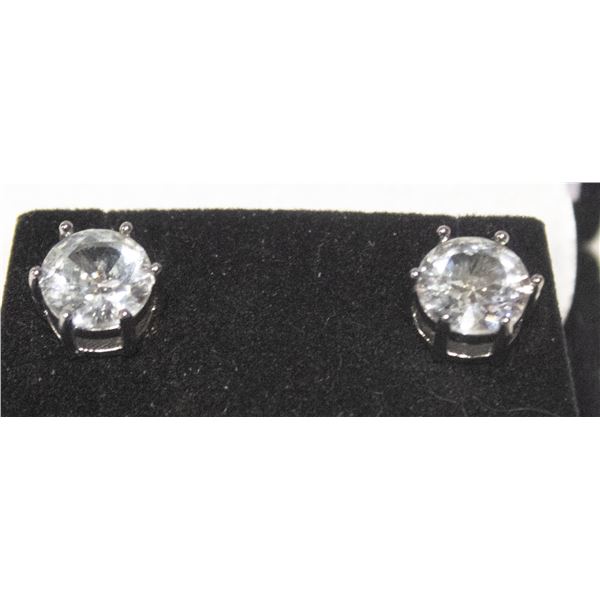 NEW MOISSANITE STUD EARRINGS 5 CARAT 925