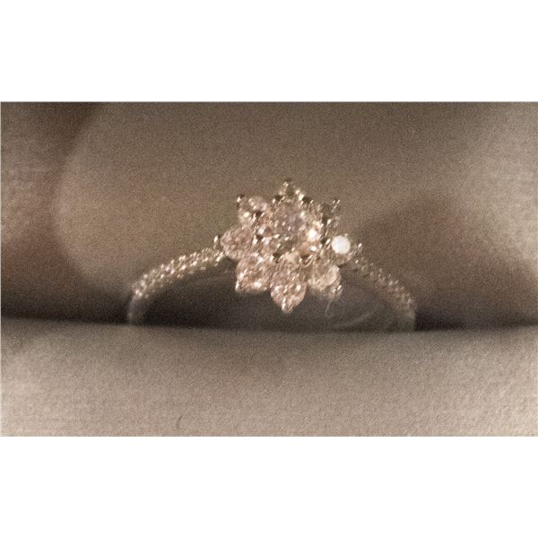 NEW LOTUS FLOWER MOISSANITE SZ 9 1 CARAT