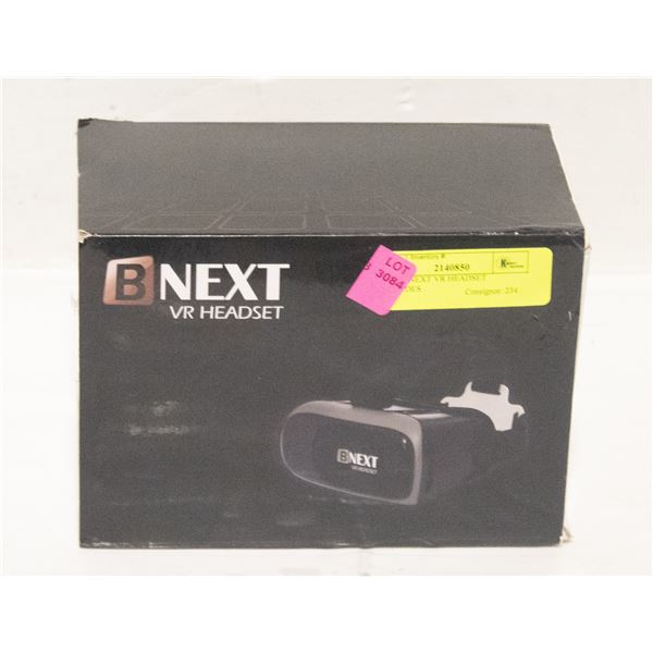 NEW B NEXT VR HEADSET INCLUDES