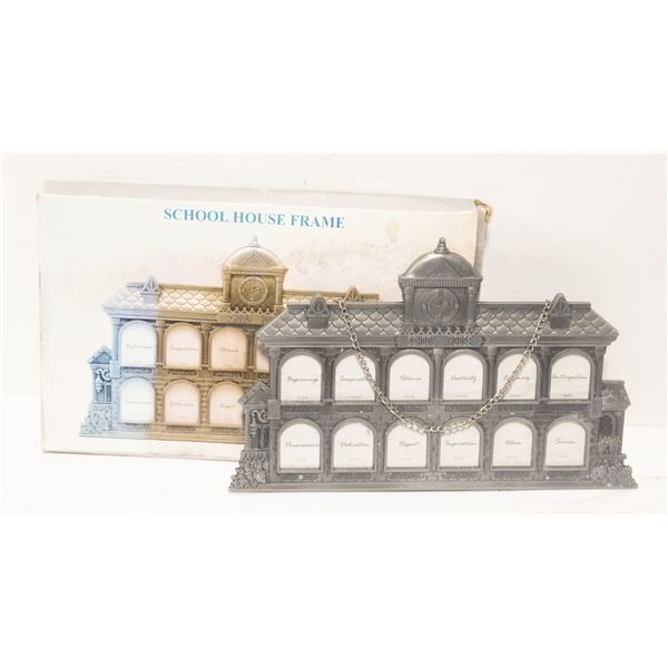 2 SCHOOL HOUSE PICTURE FRAMES