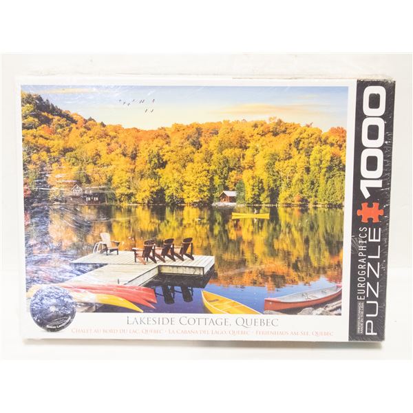 NEW SEALED 1000PC QUEBEC COTTAGE PUZZLE