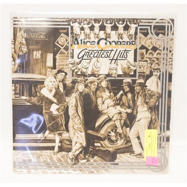 ALICE COOPER'S GREATEST HITS VINYL LP RECORD