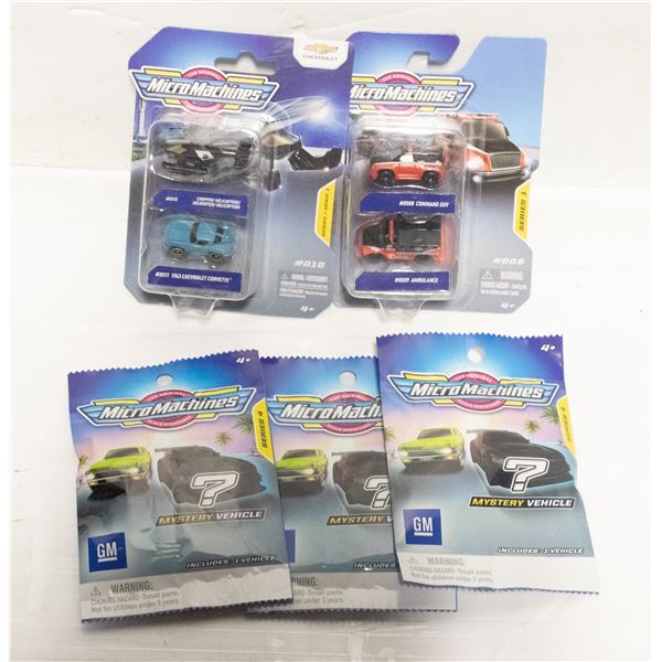 MICRO MACHINES VEHICLES 3 BLIND GM BAGS &