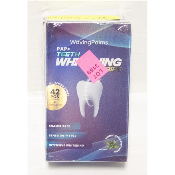 3 BOXES WAVING PALMS TEETH WHITENING STRIPS