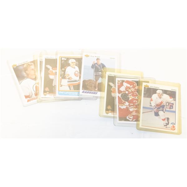 8 VARIOUS COLLECTORS SPORTS CARDS IN