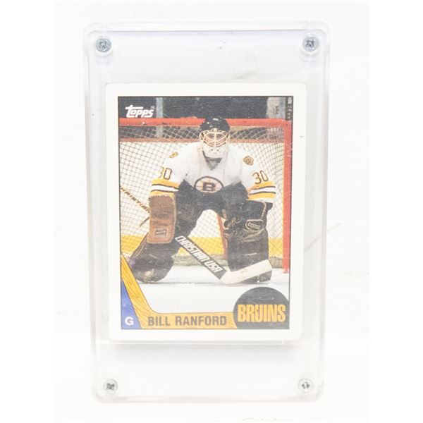 1987-88 BILL RANFORD ROOKIE HOCKEY CARD
