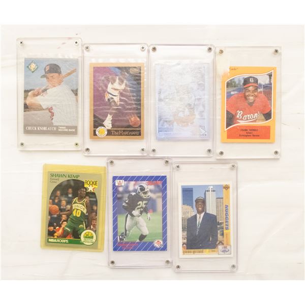 7 ASSORTED SPORTS CARDS