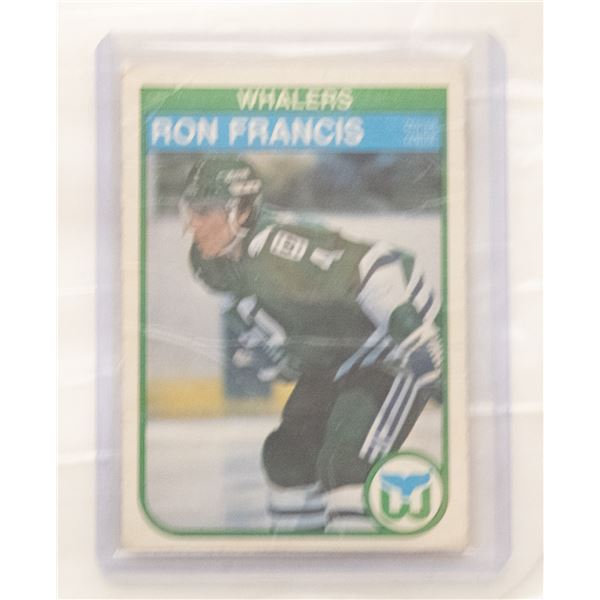 1982-83 O PEE CHEE RON FRANCIS WHALERS