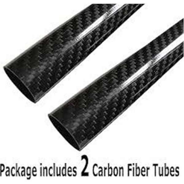 NEW 2PK CARBON FIBER TUBES 500MM