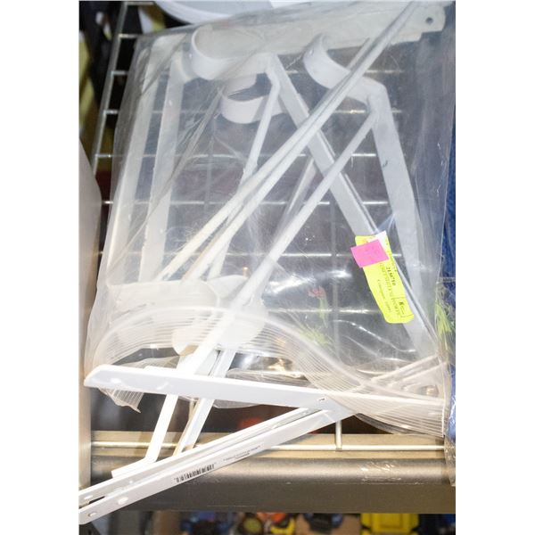 BAG OF 6 CLOSET SHELF SUPPORTS