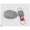 Image 1 : VINTAGE BUILT FORD TOUGH BELT BUCKLE & KEY CHAIN