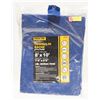 Image 1 : SHOPRO 8FT X 10FT UTILITY TARP - BLUE