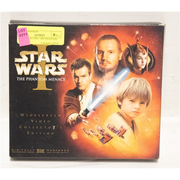 STAR WARS VHS “THE PHANTOM MENACE”