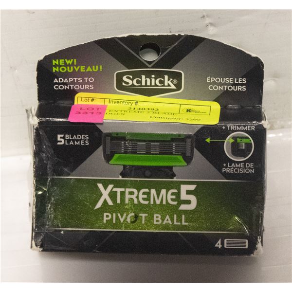 8 SHICK EXTREME 5 BLADE CARTRIDGES