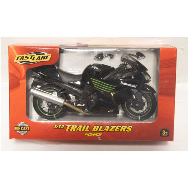 NEW KAWASAKI ZX-14 2009 DIECAST BIKE MODEL, 1/12