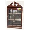 Image 1 : VINTAGE SOLID WOOD CURIO CABINET