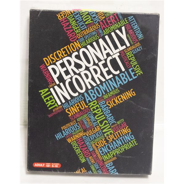 SEALED PERSONALLY INCORRECT ADULT