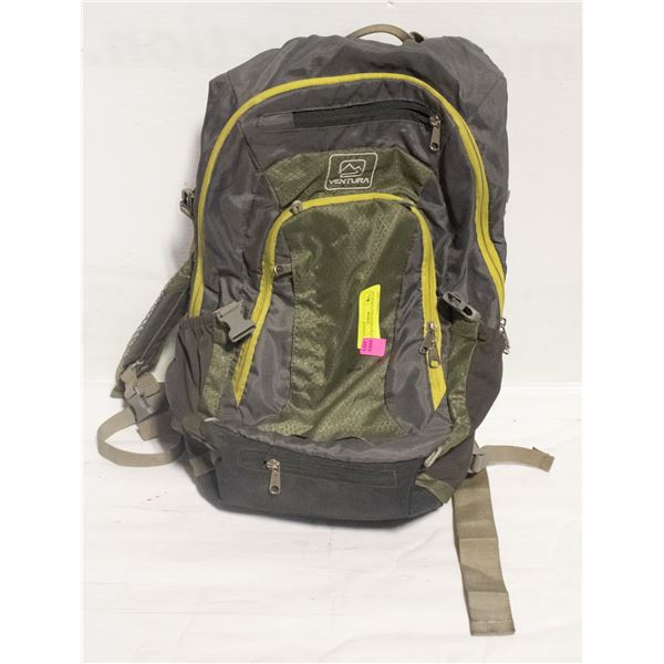 VENTURA GREEN GREY BACKPACK