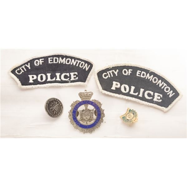 EDMONTON POLICE SERVICE BADGES AND PINS