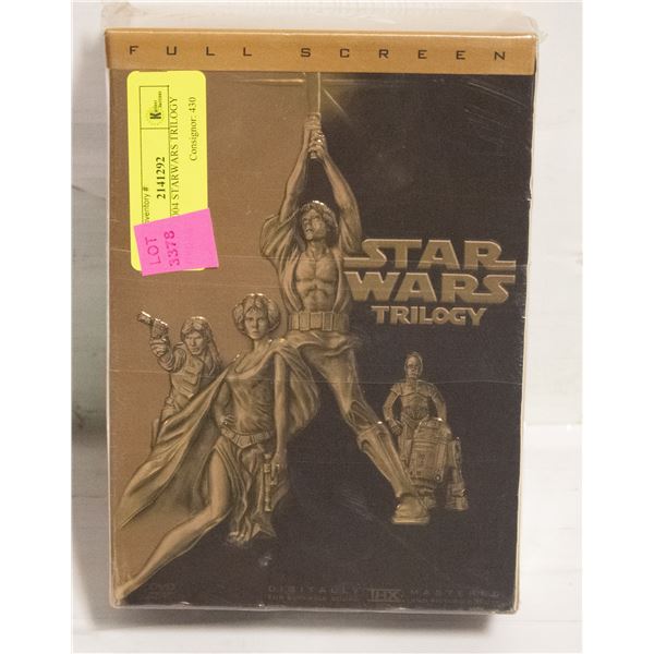 SEALED 2004 STARWARS TRILOGY DVD SET