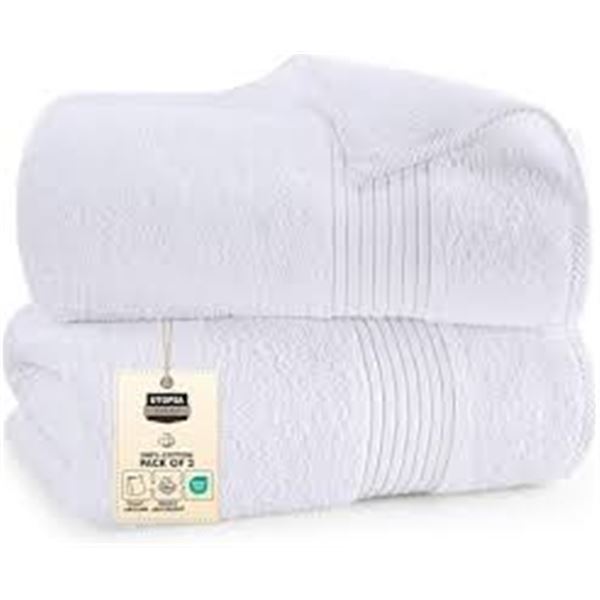 NEW 2PK ULTOPIA TOWELS BATH SHEETS 35 X 70"