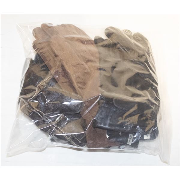 NEW LOT OF 4 PAIRS OF GENUINE LEATHER GLOVES